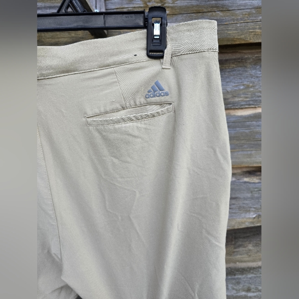 Adidas Performance Golf Pants – Light Khaki, Men's 36×34, Classic Sport Style - Picture 6 of 6